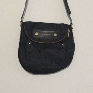 Marc Jacobs Black Preppy Nylon Mini Natasha Crossbody Bag